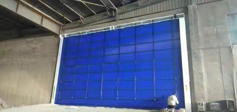 上海京鹏自动快速卷帘门图片